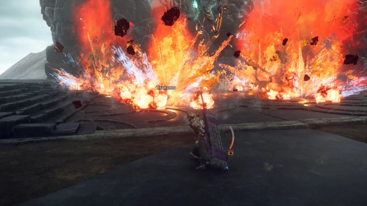 WILD HEARTS Almanac | Hunting Grimstalker A dual elemental wielder, Grimstalker uses water to hamper its opponent's movements and fire to unleash wide-ranging attacks! 🔥🌊 New quest, weapon model, and armor model are rolling out now! #PlayWildHearts