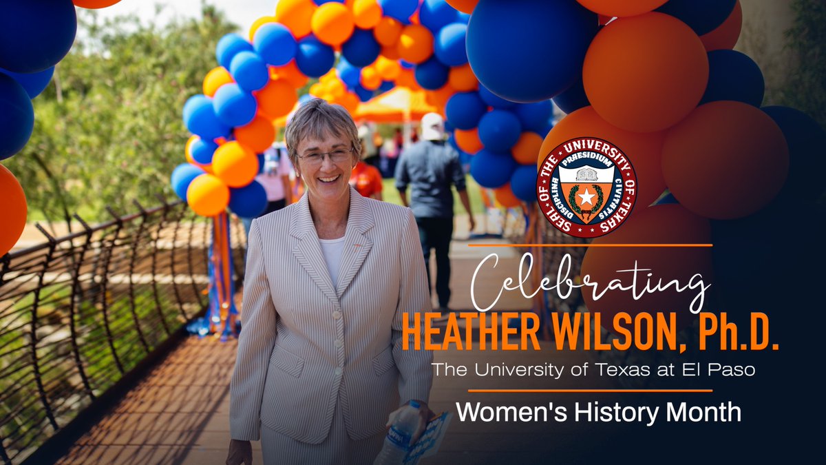 In our final #WomensHistoryMonth video feature, we hear from UTEP's UTEPPresident who has spent a lifetime breaking barriers – whether serving in the Air Force, as the first female military veteran elected to a full term in Congress or as a university president. Watch now!