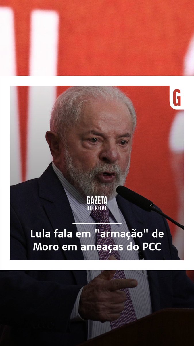 “É visível que é uma armação do Moro”, diz Lula sobre operação da PF contra o PCC Saiba mais:
