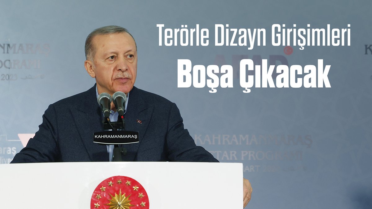 Türkiye'yi terörle dize getirme, Türk siyasetini marjinal yapılar eliyle dizayn etme girişimlerini hep birlikte boşa çıkaracağız.