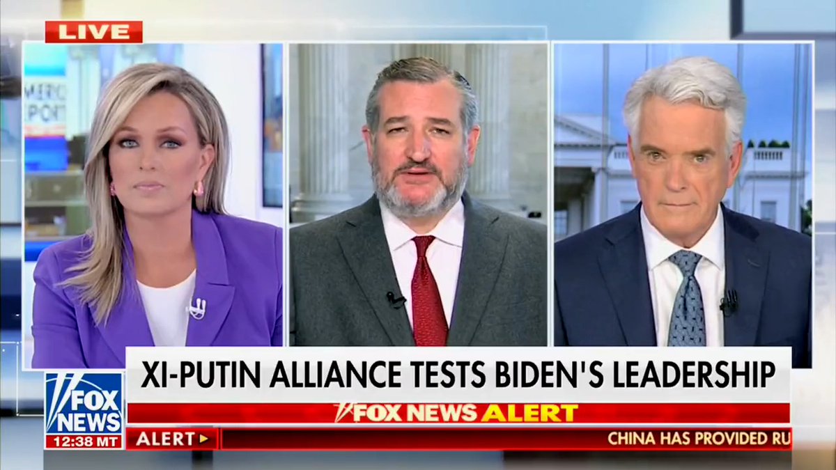 The Biden administration is alienating our friends and allies. Every enemy of America is getting stronger. And now, Putin and Xi are coming together because of the Biden administration’s weakness.