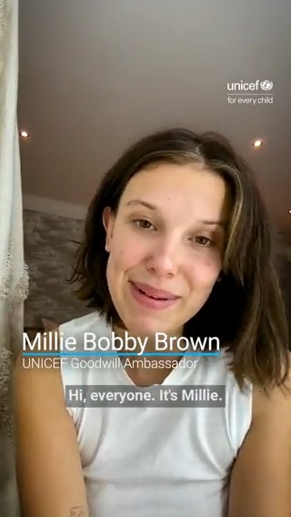 At the UN #WaterAction Conference, UNICEF Goodwill Ambassador Millie Bobby Brown had a message for world leaders - increase investments for menstrual health and hygiene. #MenstruationMatters