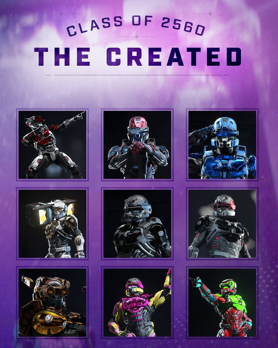 The Created Class of 2560! Which superlative does your Spartan have? ⚽👑🐶🤟🎬 Fracture: Firewall week 1 of 4 ends March 28. #HaloEchoesWithin