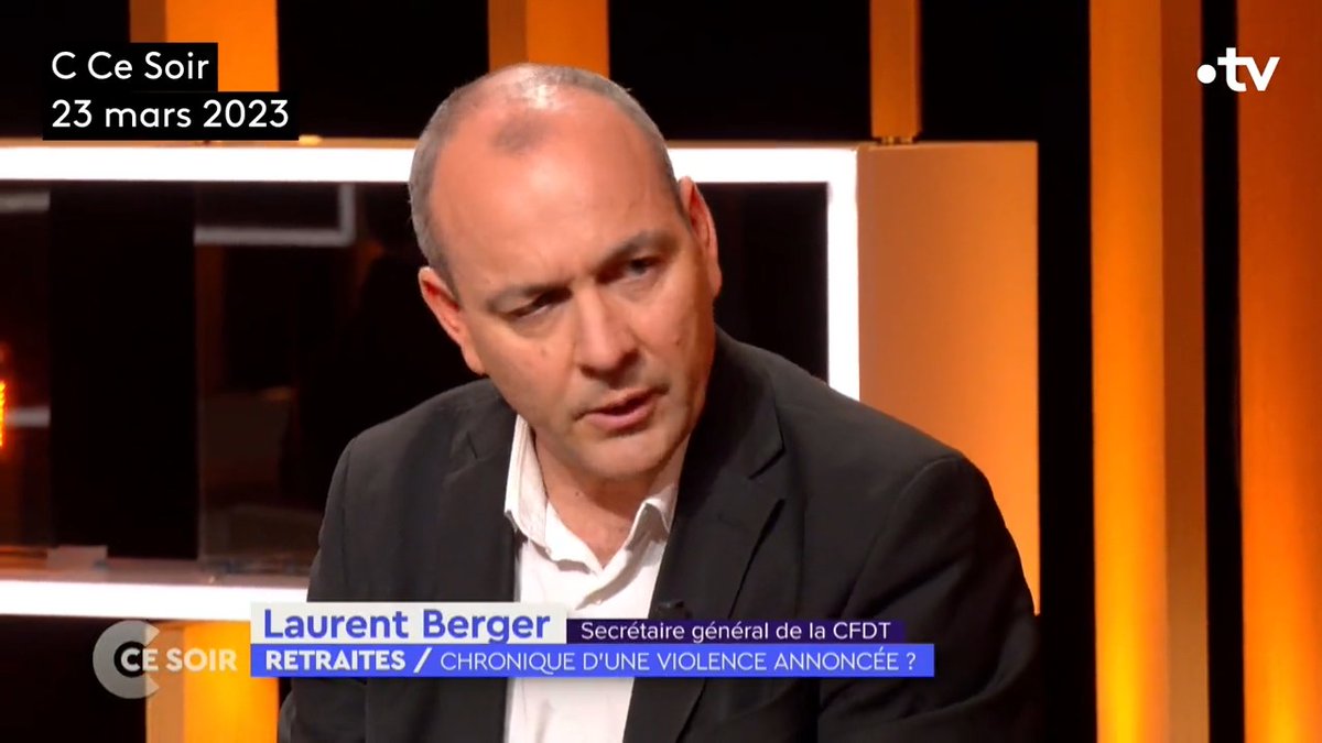« C'est dommage d'avoir à commenter l'action de quelques crétins plutôt que les mobilisations pacifiques. La CFDT condamne tout acte de violence. » @cfdtberger Secrétaire général de la CFDT La suite : ➡️ 🎧en podcast