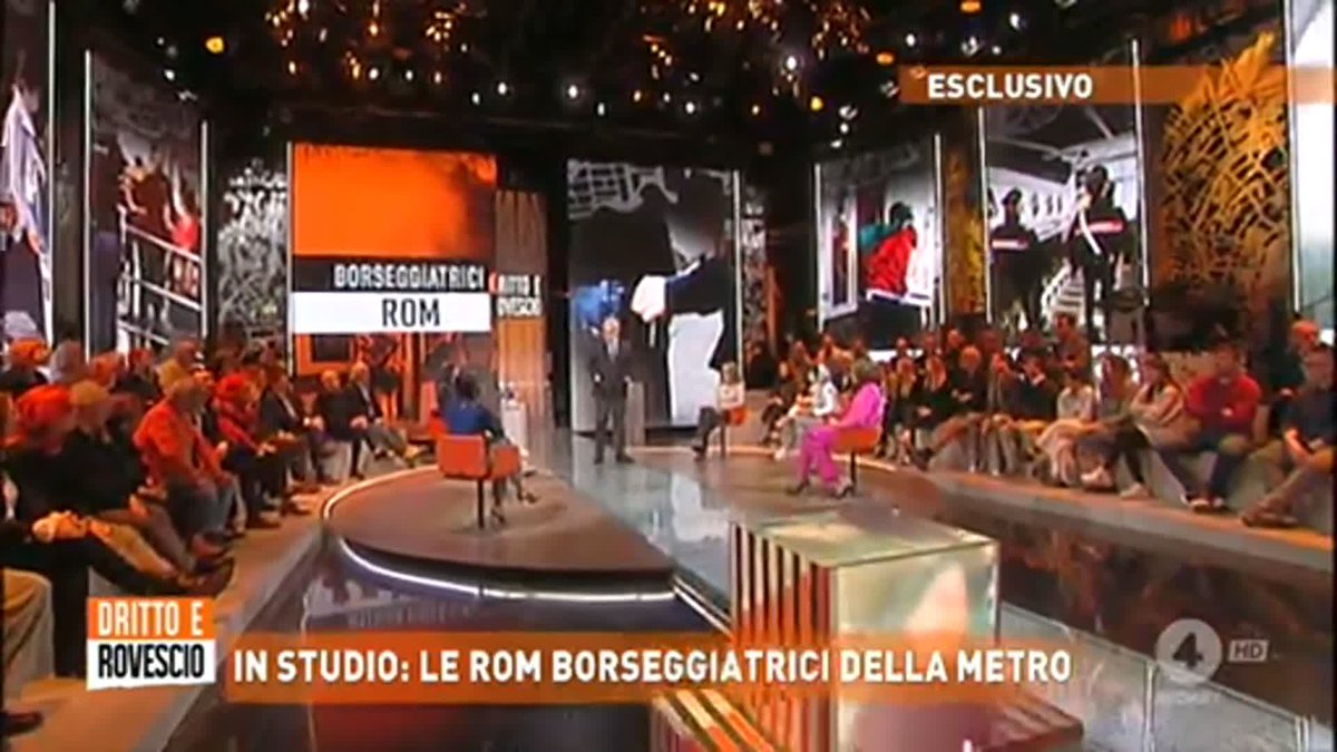"Io, borseggiatrice rom non posso andare neanche al bar" A #Drittoerovescio parla Mari, una delle borseggiatrici della metro