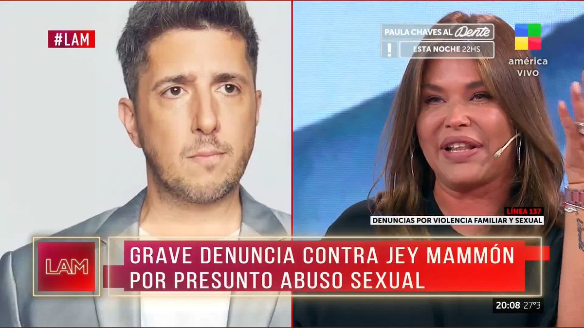🗣️ Nazarena, amiga de Jay Mammón, se quiebra en vivo 💬 "Yo lo quiero mucho de verdad, cómo la rema con su familia". 💬 "Estoy shockeada, necesito escucharlo". Cc #LAM en América TV 📺 ElEjercitoDeLAM A N G E L