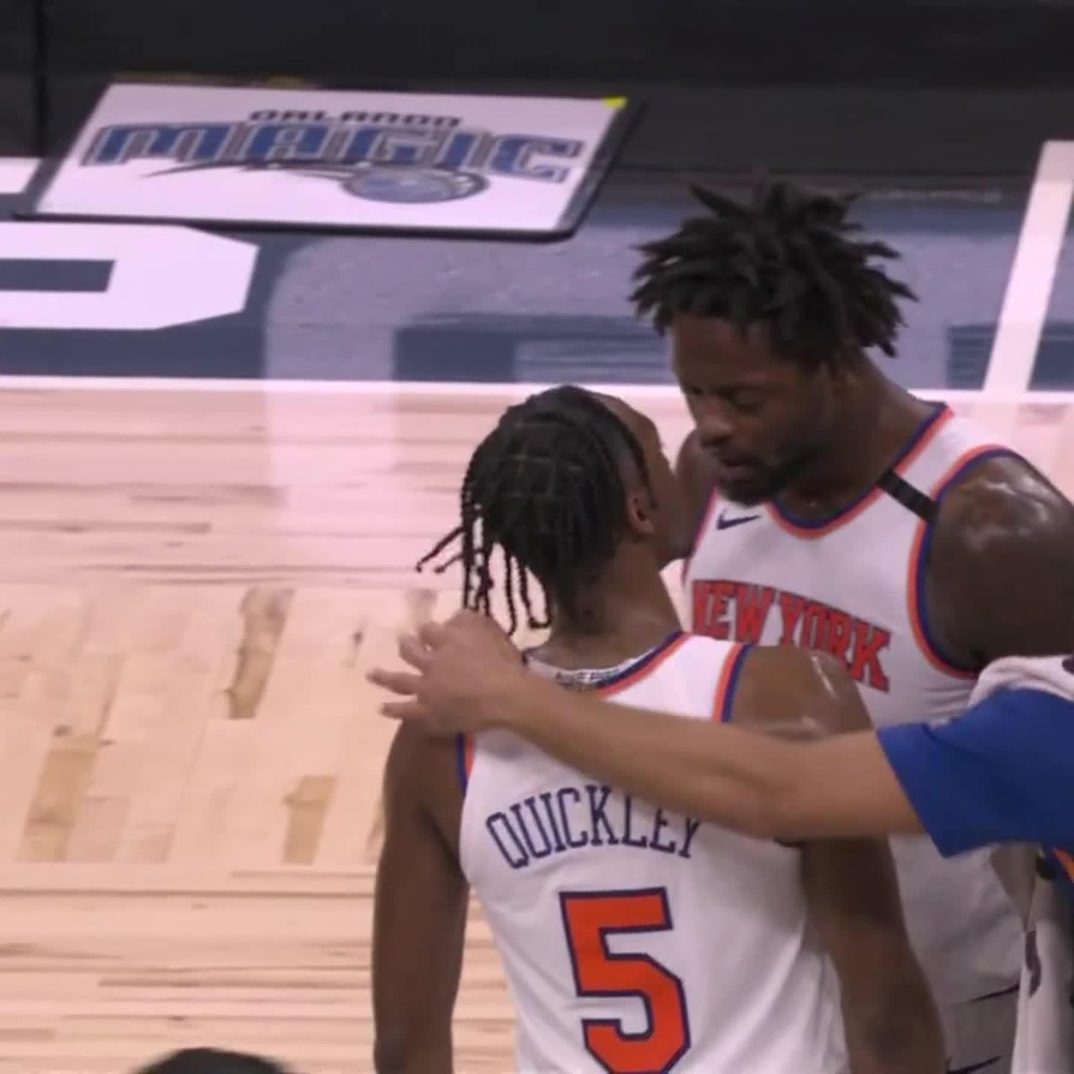 Julius Randle was not happy.
