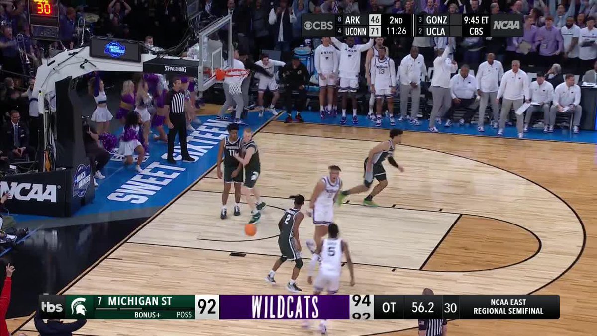 MARKQUIS NOWELL TIES THE NCAA RECORD 18 ASSISTS ON THIS FEED TO KEYONTAE JOHNSON 🤩 K-State Men's Basketball
