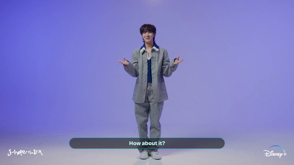 Hello to my hope world! 🌞🐿️ #jhope is here to teach you the dance to “Hope World” - you’re going to watch till the end 😉 #jhopeINTHEBOX is now streaming on #DisneyPlusSG.
