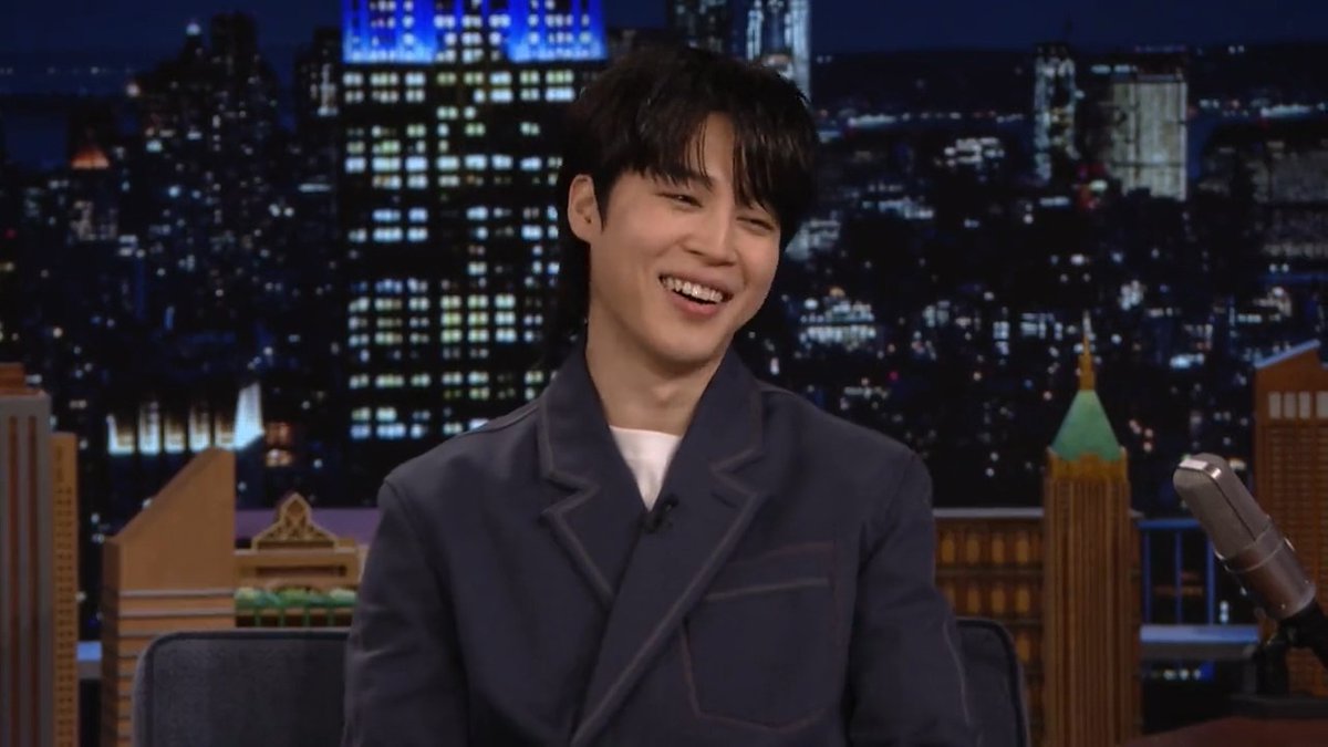 .방탄소년단's #Jimin talks about the inspiration for #Jimin_FACE. #JiminOnFallon