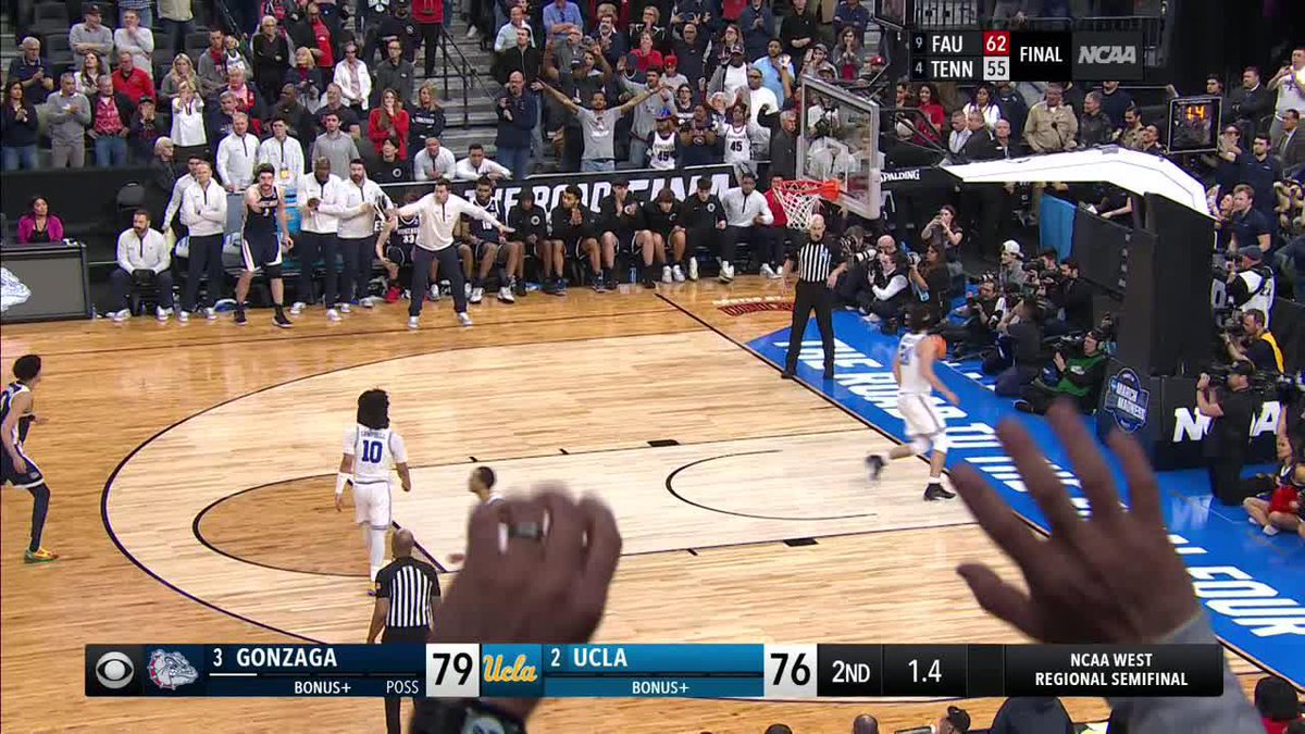 WHAT A FINISH 😱 GONZAGA IS GOING TO THE ELITE 8 🔥 #MarchMadness Gonzaga Basketball