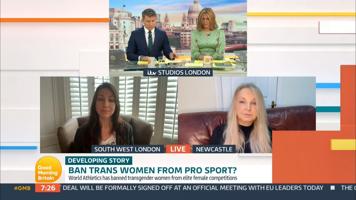 World Athletics has decided to exclude transgender women who've gone through male puberty from female events. Is the ban on trans women in women's athletics fair? India Willoughby disagrees as she says 'the idea that it's not a level playing field is just rubbish.'
