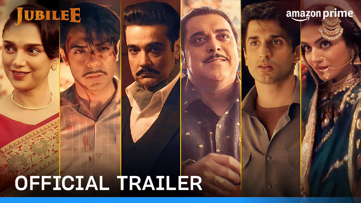 the world of Jubilee encapsulates everything from the soaring dreams, to the desires to the aspirations set against the backdrop of the golden age of Indian cinema ✨ #JubileeOnPrime New Series , Apr 7 trailer out now!
