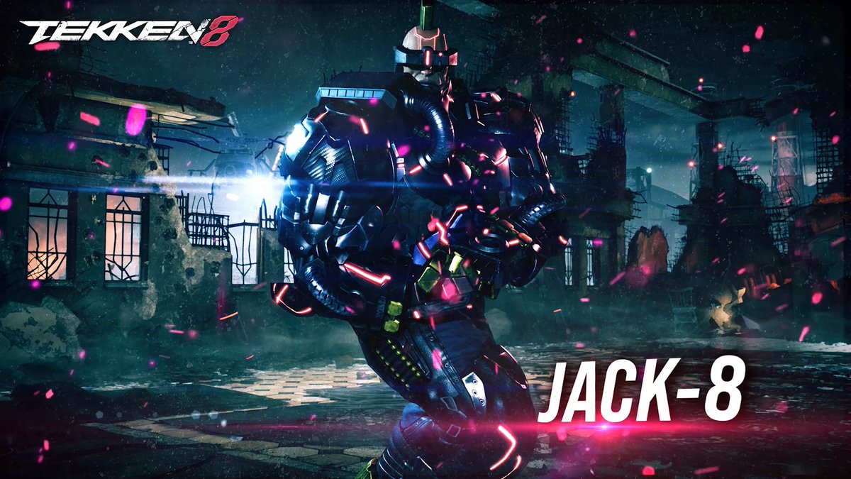 Artificial intelligence. True strength. Jack-8 brings in the big guns in #TEKKEN8. Join the official TEKKEN server 👉