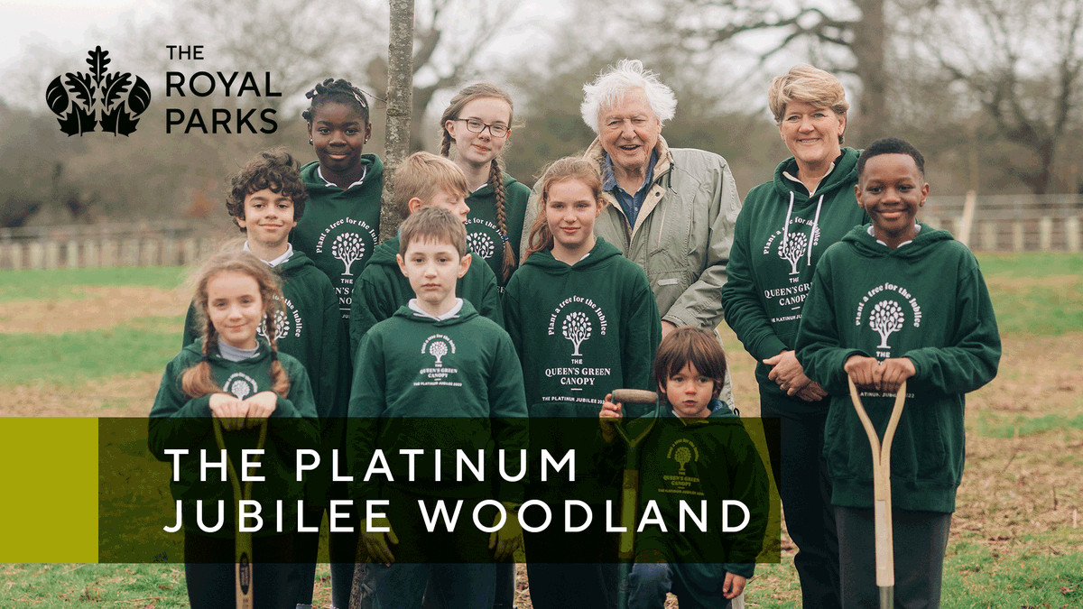 Sir David Attenborough this week opened a brand new woodland in Richmond Park 🌳 As part of the The Queen's Green Canopy project the Platinum Jubilee Woodland celebrates the late Queen Elizabeth II’s lifetime of service and creates a legacy for future generations ▶️