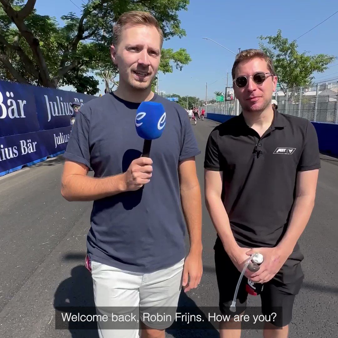 Welcome back, Robin Frijns ❤️⚡️ #SaoPauloEPrix