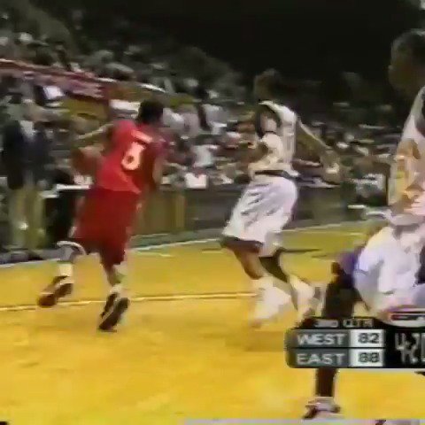 TJ Ford does the slip and slide then makes the assist to Eddy Curry during the 2001 McDonalds All-American Game.