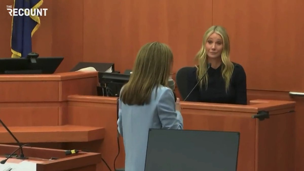 Plaintiff’s lawyer: “May I ask how tall you are?” Gwyneth Paltrow: “I’m just under 5'10.” Lawyer: “I am so jealous.” Paltrow: “I think I’m shrinking though.” Lawyer: “I have to wear 4-inch heels just to make it to 5'5.” Paltrow: “Well, they’re very nice.”