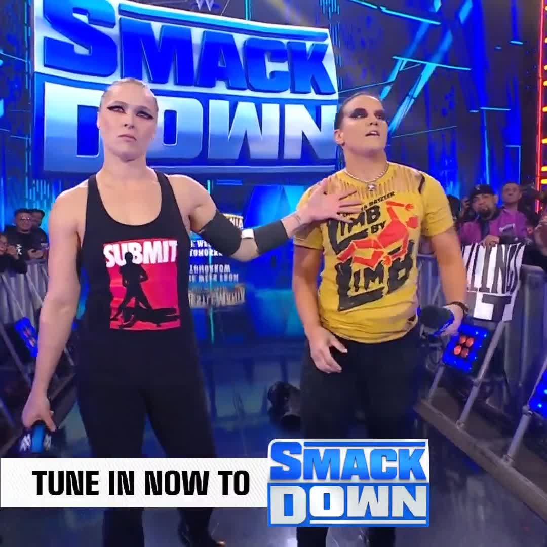 The #WrestleMania Showcase Match GROWS! 👊 LIV Morgan & Raquel vs. Nattie & Jesus alfaro vs. Shayna Baszler & Ronda Rousey... who will be the final team to join them? 👀 #SmackDown