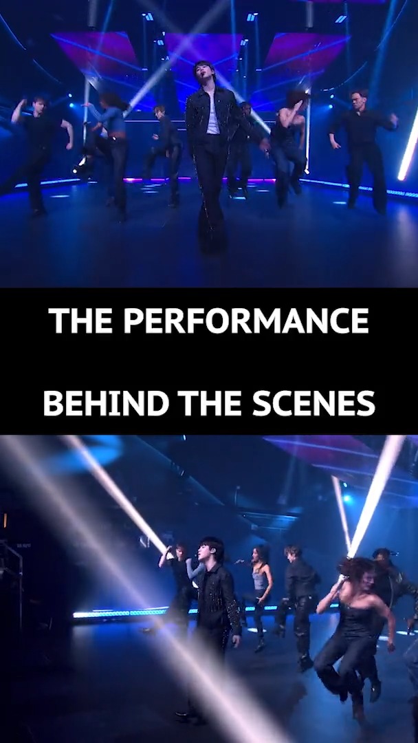 Behind-the-scenes of 방탄소년단’s #Jimin’s performance of “Like Crazy” 📷 #JiminOnFallon #Jimin_FACE