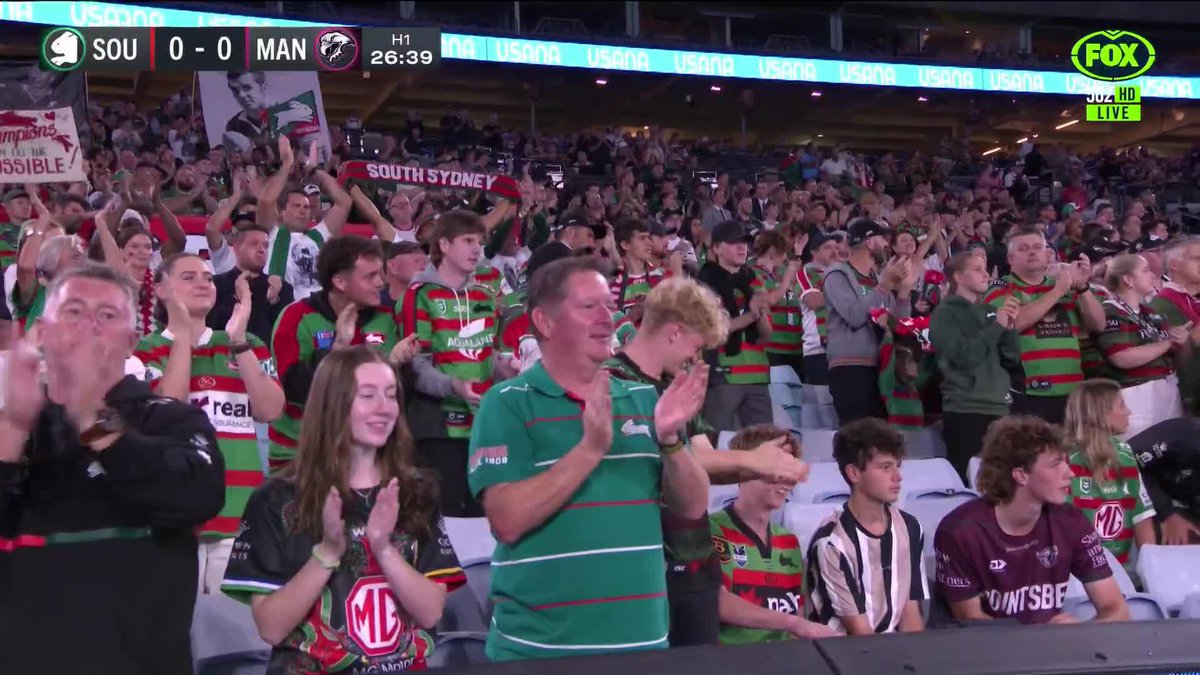 The Burrow honours John Sattler in the the 13th Minute. 📺 Watch #NRLSouthsManly on ch.502 or stream on Kayo: ✍️ BLOG 🔢 MATCH CENTRE