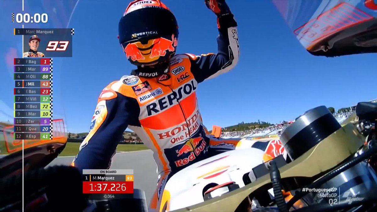 POLE FOR Marc Márquez! 🔥 INCREDIBLE! 😱 #PortugueseGP 🇵🇹