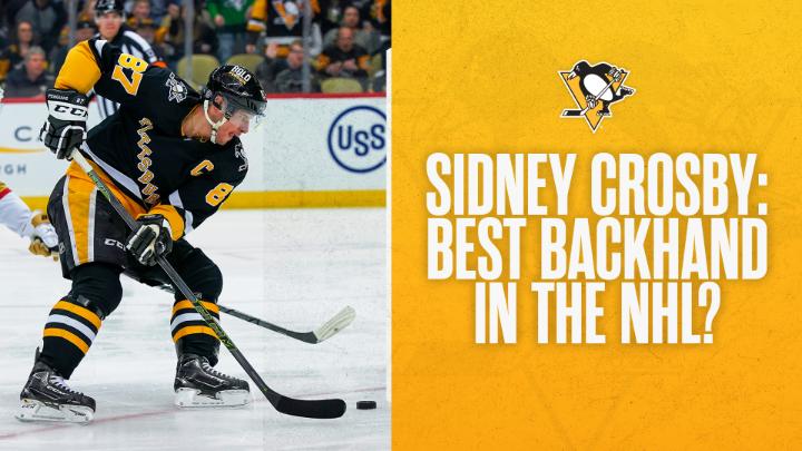 Where does Sidney Crosby's backhand shot rank amongst the best in NHL history? 🤔 Don't miss the Pittsburgh Penguins taking on the Washington Capitals tonight at 8p ET on ABC &amp; ESPN+!