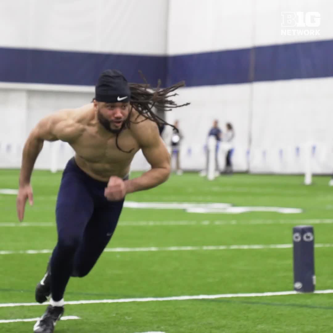 Sutherland was grooving at NFL Pro Days yesterday! 😤 Jonathan Sutherland x Penn State Football