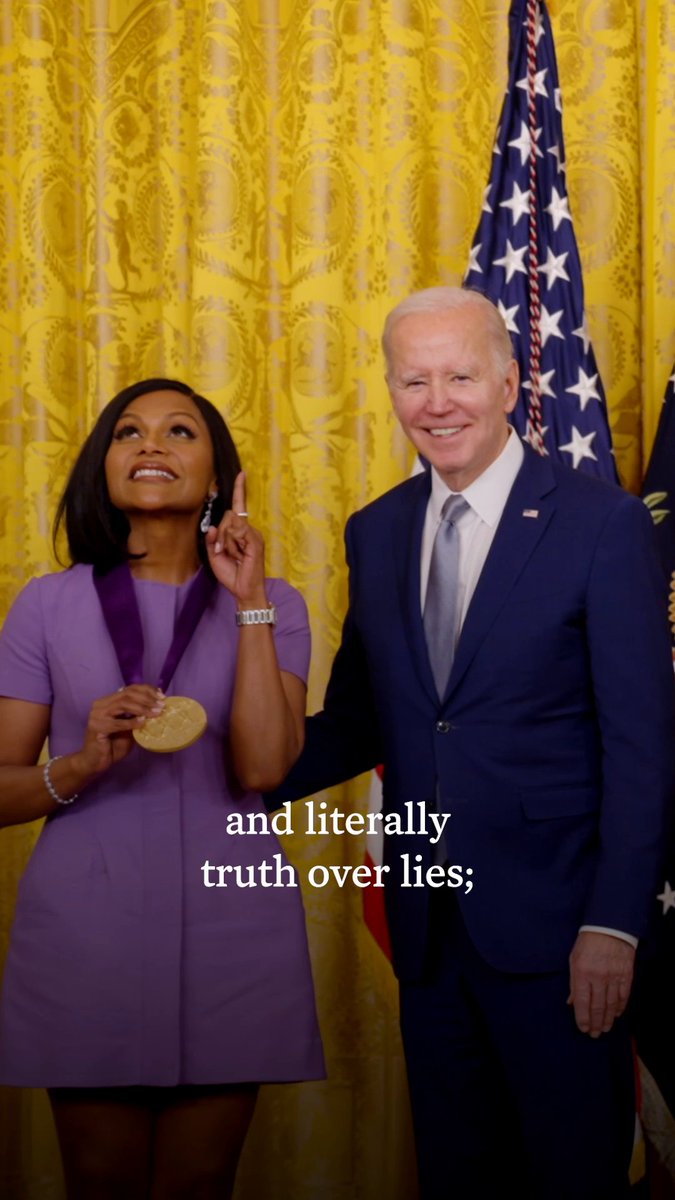 This week, we honored 23 extraordinary Americans who are masters of their crafts in the arts and humanities. For their boldness to be truth tellers, bridge builders, and change seekers. And for their work exemplifying who we are as a nation.