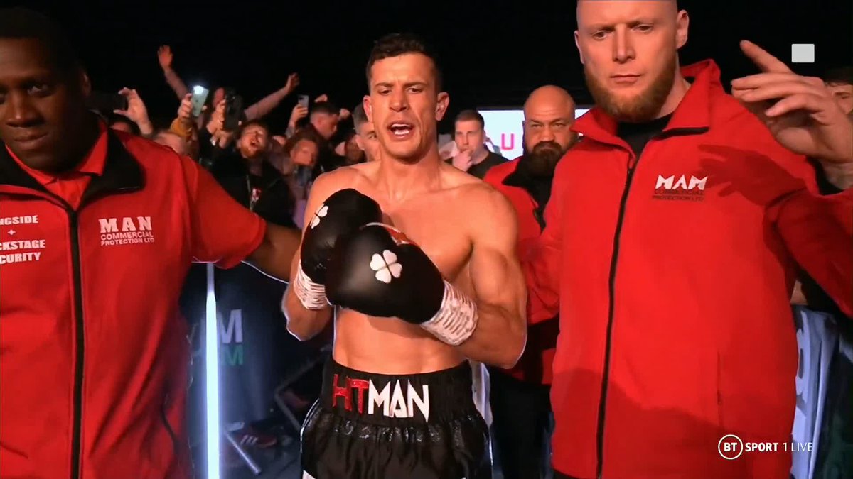 The best boxing walk out! Nathan Hitman Heaney 🔥🔥