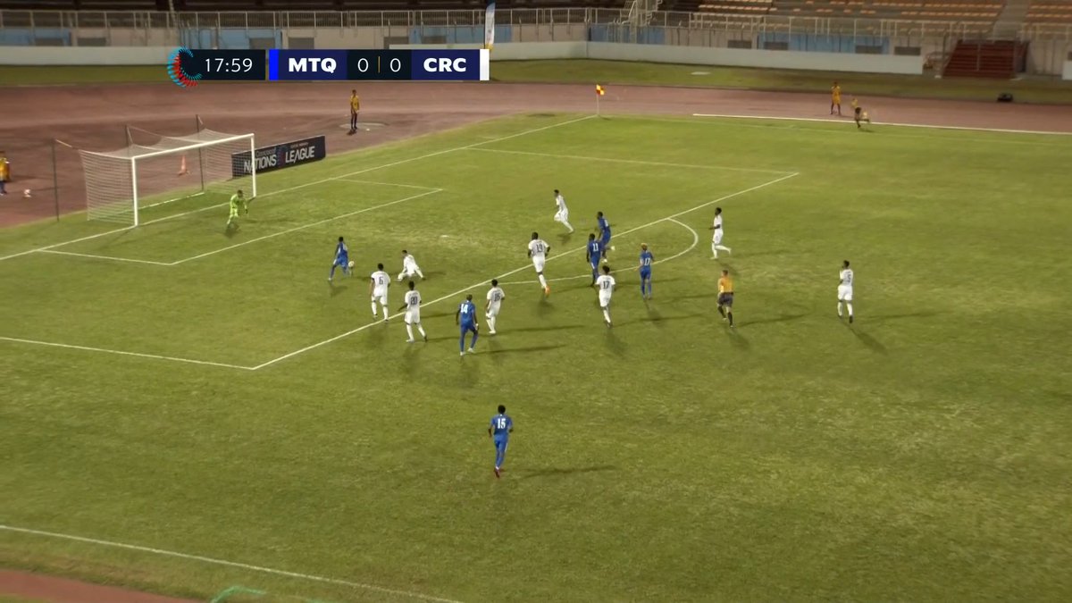 Le but incroyable de la Martinique face au Costa Rica ce soir ! 😱🌪️ Il y a du Bergkamp dans l’air !