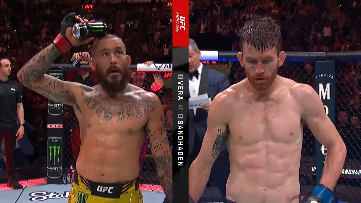 Put in 25 minutes of work! 😤 The #UFCSanAntonio main event goes to @CorySandhagen!!!!