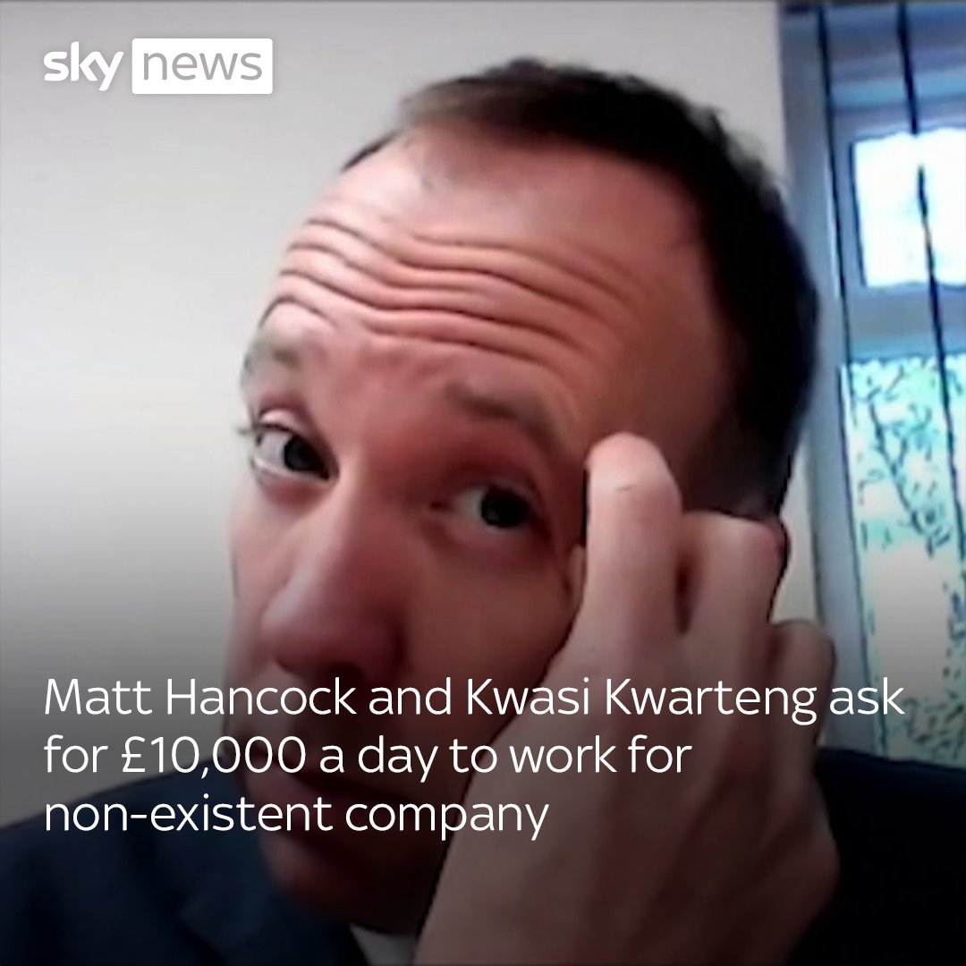 In a sting operation set up by campaign group Led By Donkeys, Mr Hancock and Mr Kwarteng both set out five-figure sums for what they would expect to be paid to advise a non-existent firm in South Korea Read more here 👉