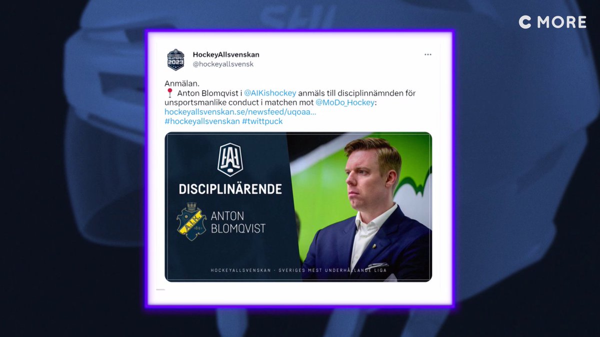 Wikegård om Blomqvists omdiskuterade timeout: "Hur kan man gå igång på något dylikt - hoppas de avslår allting" 🙅‍♂️