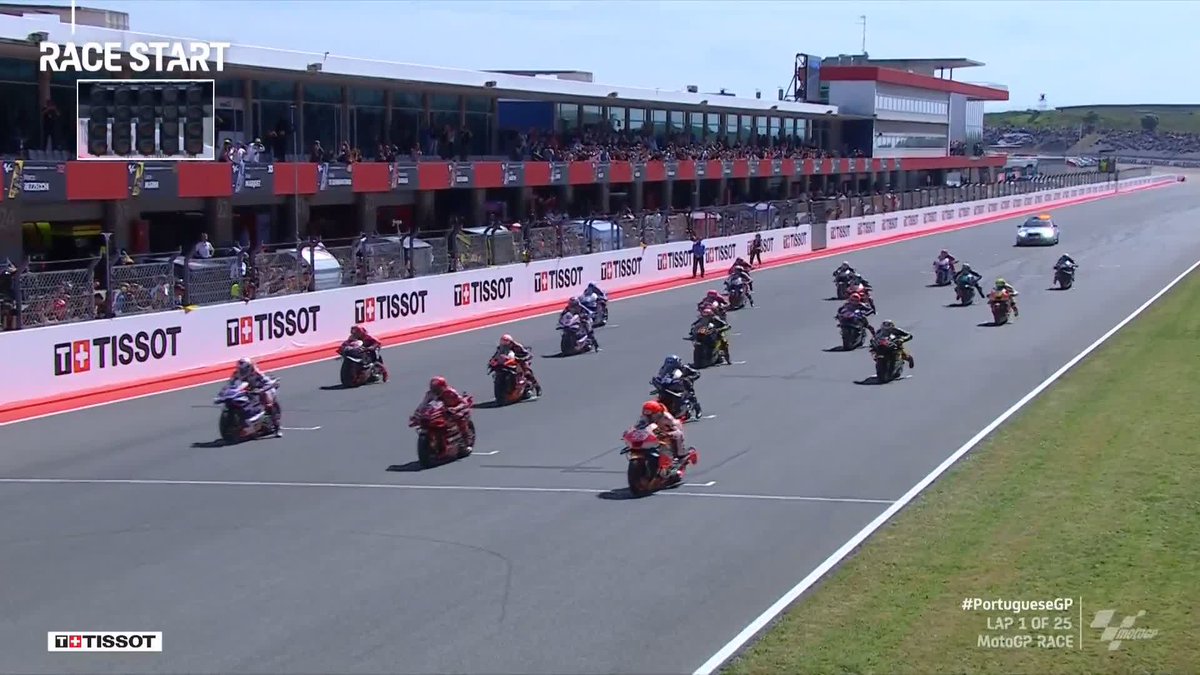 🚦 LIGHTS OUT! 🚦 Miguel Oliveira #88 gets a great start! 💨 #PortugueseGP 🇵🇹