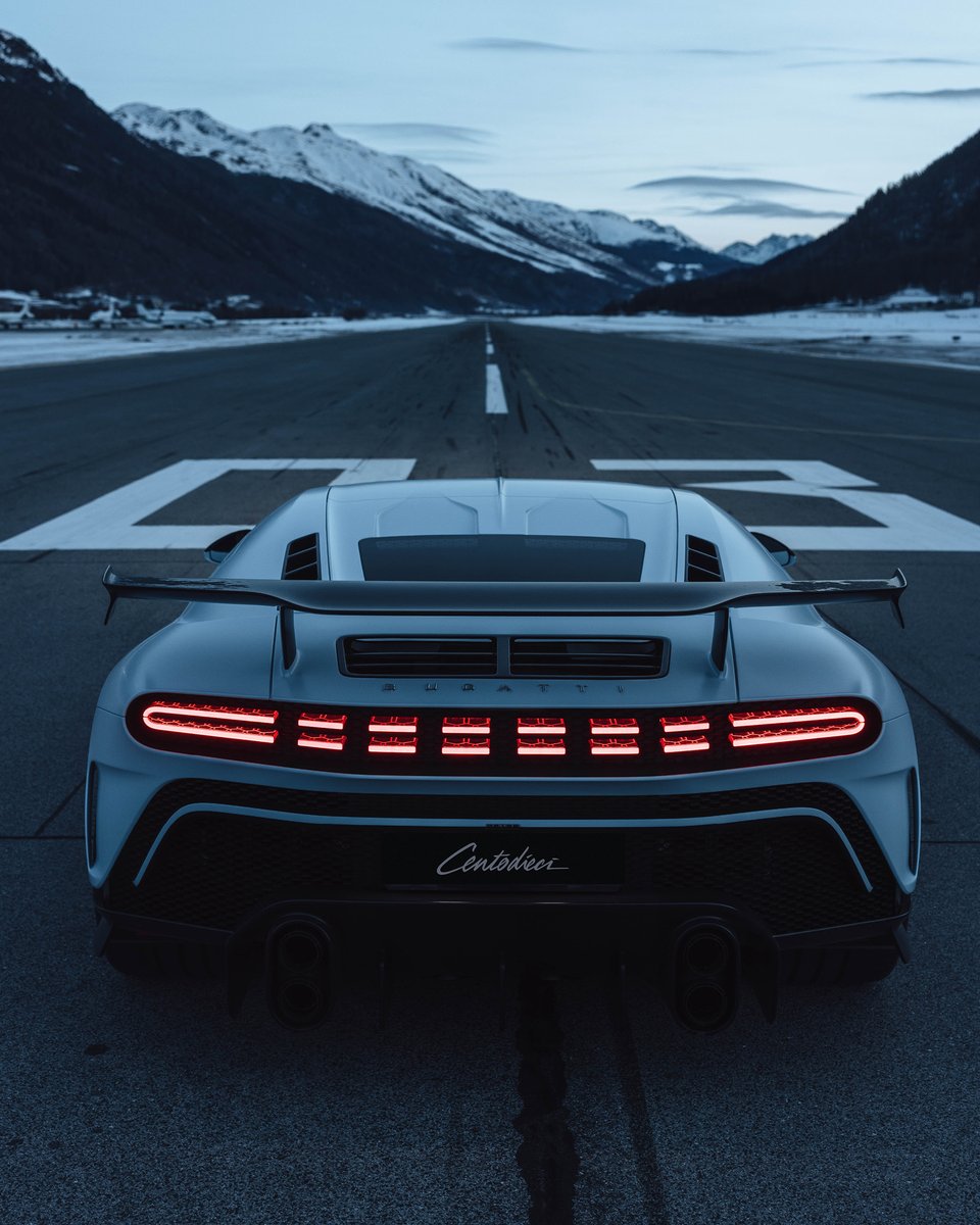 At a bespoke brand event in the Swiss Engadin Valley, a BUGATTI collector is presented for the first time with his new CENTODIECI. A moment that will last a lifetime as the new owner experiences the true potential of his new car. St. Moritz #BUGATTI –