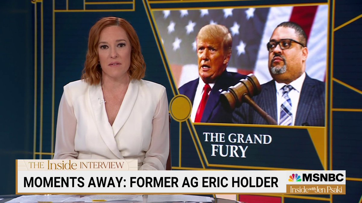 “The American experiment has survived for nearly two and a half centuries because we hold our leaders accountable -- and not just through elections, but under the law as well.” Jen Psaki on why we should pay close attention to the legal developments surrounding Donald Trump.