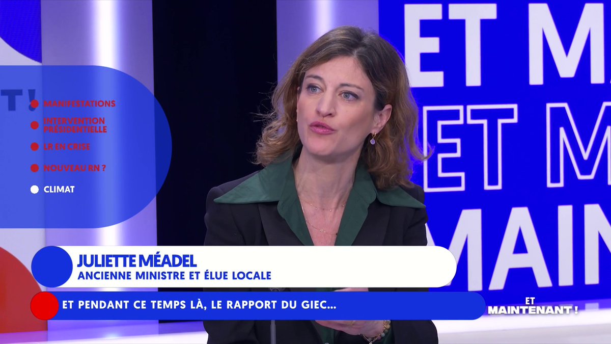#GIEC : « Il n’y a pas d’indifférence devant le changement climatique. Il y a une forme de tétanie face à la catastrophe qui arrive. Les responsables politiques donnent le sentiment de ne pas tout faire pour l'empêcher », analyse Juliette Méadel
