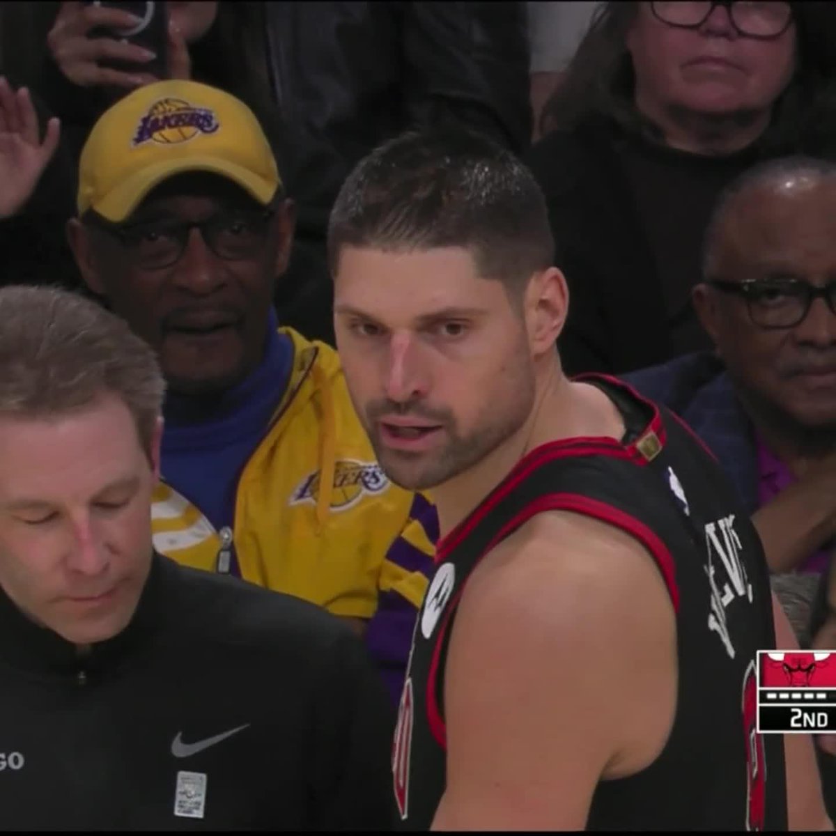 Nikola Vucevic received back-to-back technical fouls and was ejected from the game.
