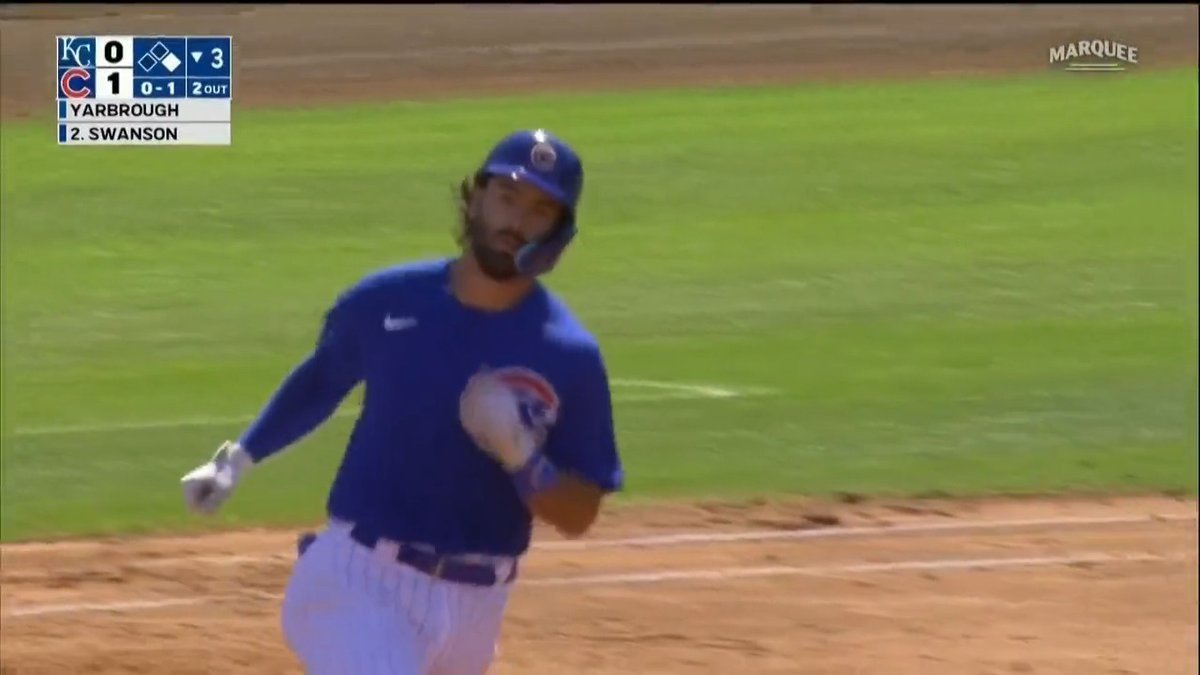 First home run in a Cubs uniform for Dansby Swanson!