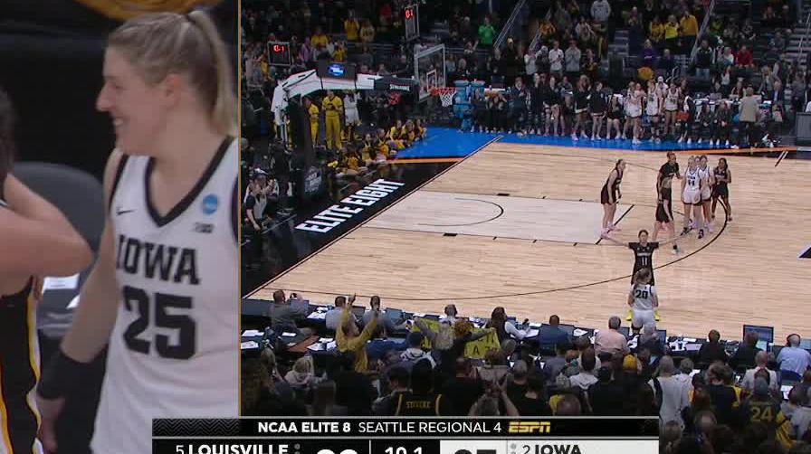 CAITLIN CLARK'S 40-POINT TRIPLE-DOUBLE HELPS SEND Iowa Women's Basketball TO ITS FIRST FINAL FOUR IN 30 YEARS 👏