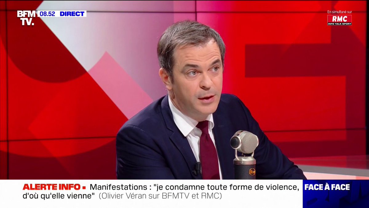 Olivier Véran (Olivier Véran): "La loi sur les retraites est derrière nous, on attend la validation du Conseil constitutionnel"