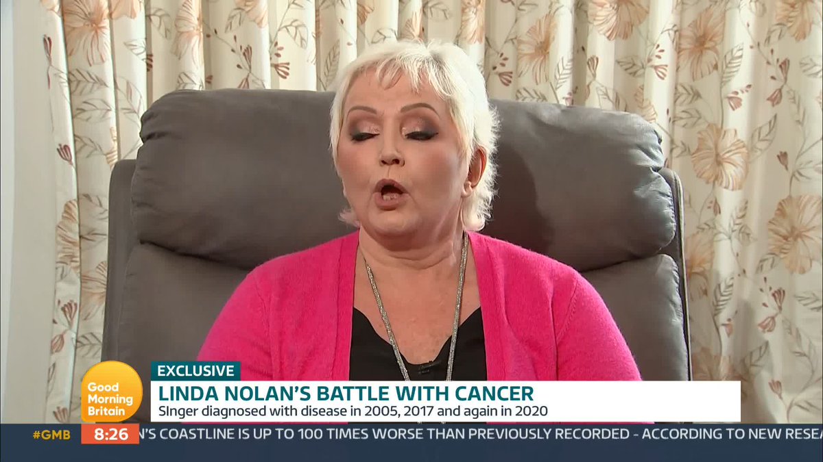 'I'm not giving up.' Following an emotional interview with us last April, Linda Nolan is back to share some tragic news. Her cancer has now spread to her brain. Linda's latest setback came following a series of falls but she is hoping a new chemo drug will help her.