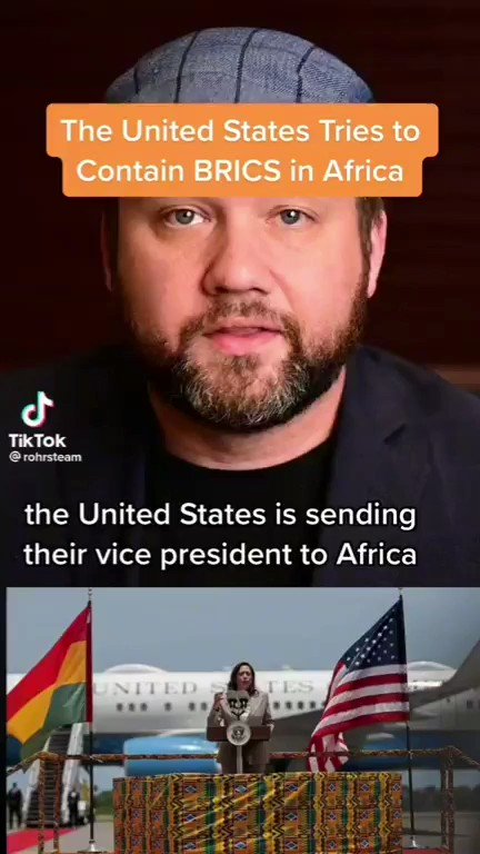 This is basically why the Vice President of America is in and Ghana