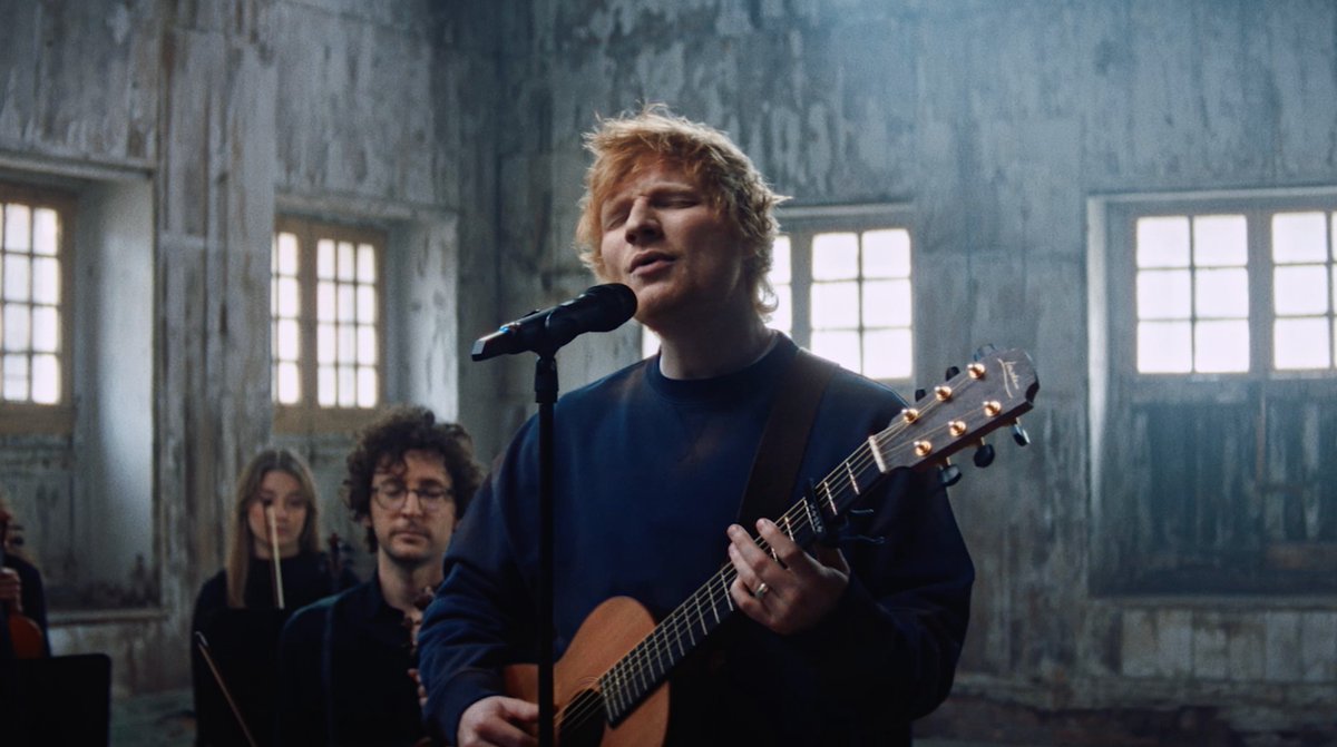 A special stripped back version of Eyes Closed is out now. Check out the video for it on YouTube - Ed performing with Aaron Dessner and a string section 👌