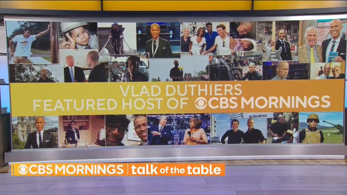 Congratulations to @VladDuthiersCBS, who is taking on a new role as featured host of #CBSMornings! Since 2014, Vlad has interviewed everyone from presidents to musicians, covered news events around the globe — and shared his journey of becoming a dad.