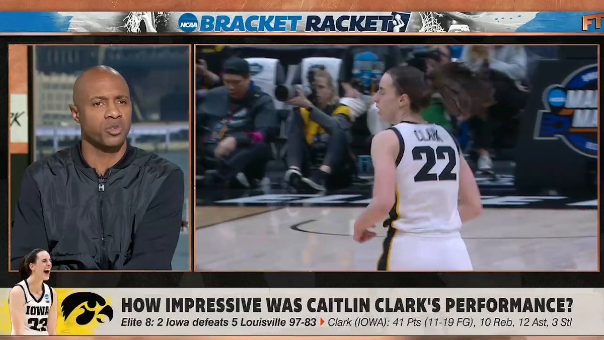 .Jay Williams on Iowa Women's Basketball's Caitlin Clark: "She is the biggest brand in college sports right now." ✍️