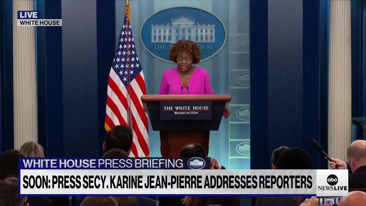 "Too often, our schools and communities are being devastated by gun violence." White House press sec. Karine Jean-Pierre addresses Nashville shooting: "Schools should be safe spaces for our kids to grow and learn and for our educators to teach."