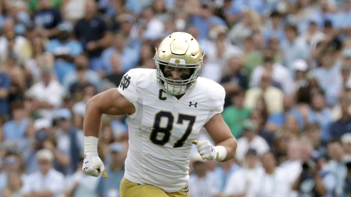 .Notre Dame Football TE Michael Mayer is unstoppable 💪 The 2023 Draft is calling his name 👀 @MMayer1001 📺: 2023 #NFLDraft – April 27-29 on NFLN/ESPN/ABC
