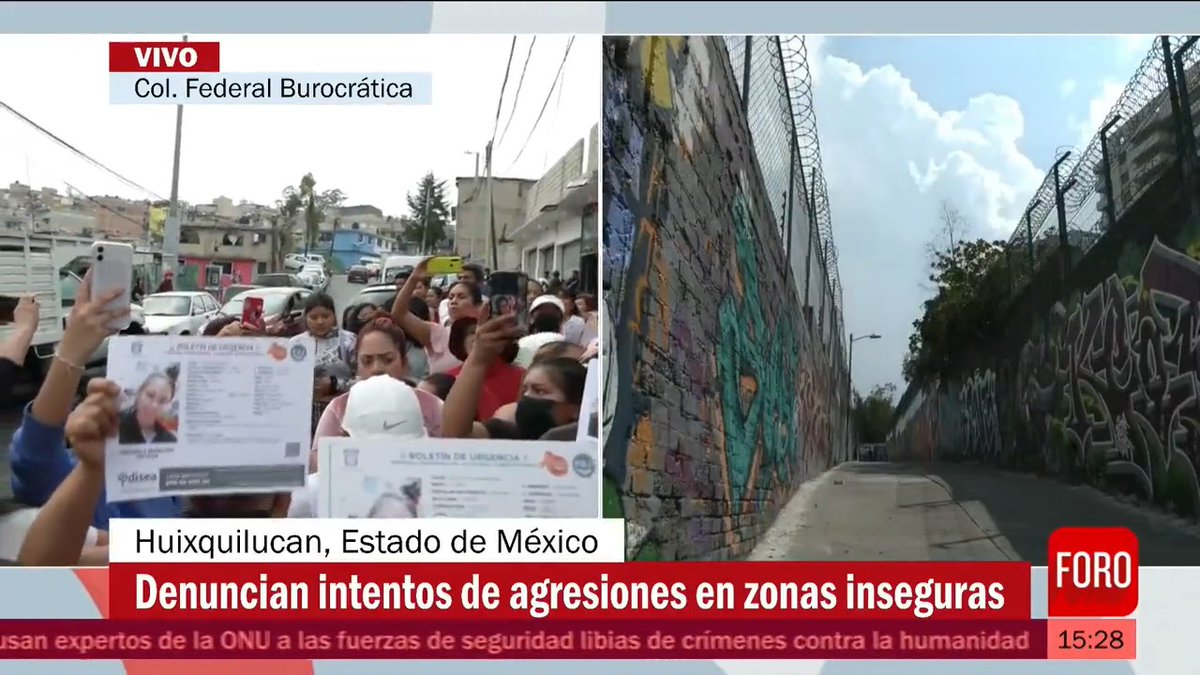Un grupo de vecinos denuncia intentos de agresiones en zonas inseguras de Huixquilucan, Estado de México. #ALasTres con Ana Paula Ordorica | #SiempreEnVivo | #SiempreContigo | Sigue la señal en vivo por
